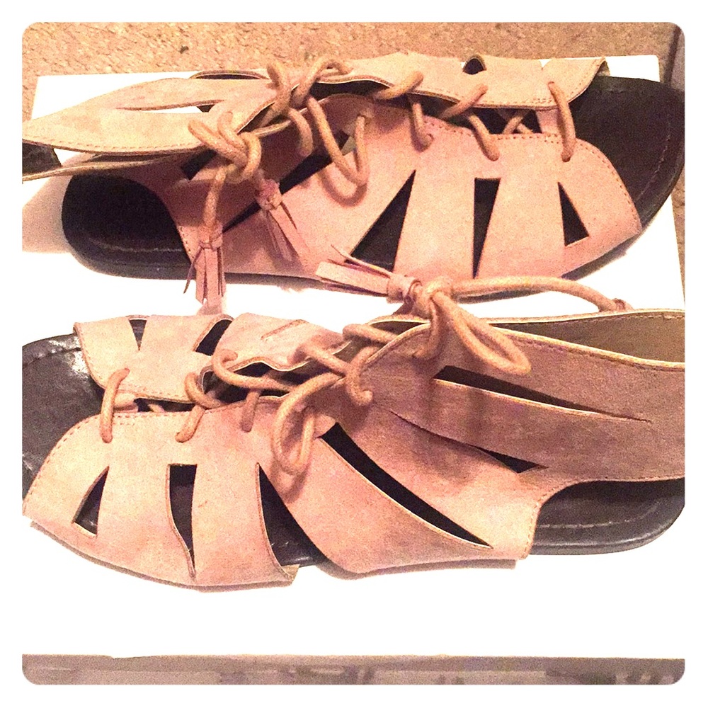 Peek-a-boo sandals